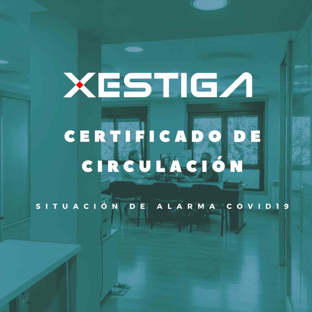 certificado de circulación asesoría xestiga